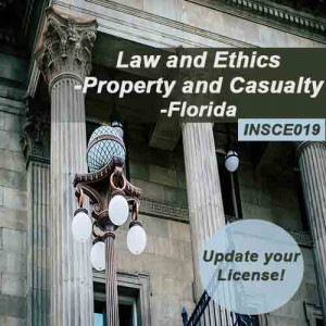  4-hour Law & Ethics Update PC1 - for 2-20 and 20-44 Agents and 4-40 CSRs (INSCE019FL4j)