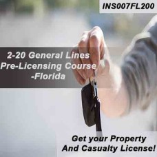 200 hr Prelicensing - 2-20 Property and Casualty, General Lines Agent Pre-Licensing Course (INS007FL200)