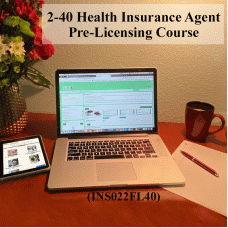 40 hour -  2-40 Health Insurance Agent Pre-Licensing Course (INS022FL40)