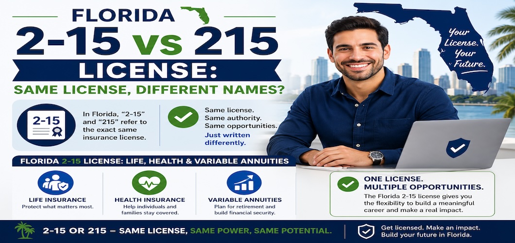 Florida 2-15 vs 215 License: Same License, Different Names?