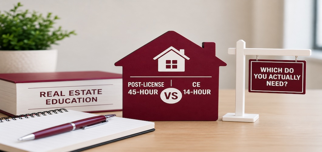 Florida Real Estate 14-Hour CE Bundle vs. 45-Hour Post-License Course: Which Do You Need?