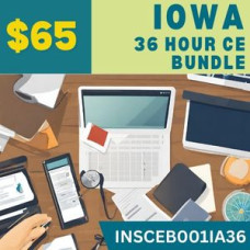 36 hr IOWA Complete Insurance CE Bundle (INSCEB001IA36)