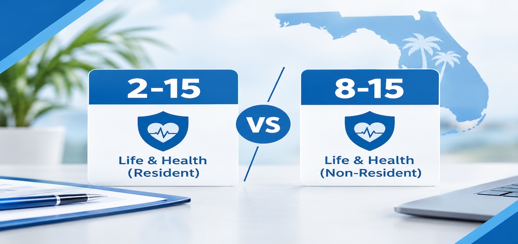 Florida 2-15 vs. 8-15 Insurance License: What's the Difference?