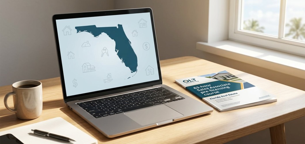 Become a Licensed Florida Real Estate Agent in As Little As 2 Weeks | 63‑Hour Pre‑Licensing Course