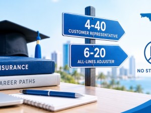 Florida Insurance Careers Without a State Exam: 4-40 & 6-20 Paths