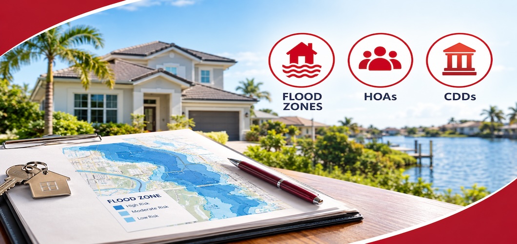 Navigating Flood Zones, HOAs, and CDDs: What Florida Real Estate Agents Need to Know