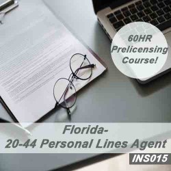 60 hr 20-44 Personal Lines Agent Prelicensing Course 