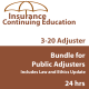 24 hr CE - 3-20 Adjuster CE Bundle for Public Adjusters