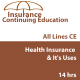 14 hr All lines CE - Elements Of Health Insurance & It's Uses