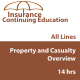14 hr Property and Casualty Insurance Continuing Education