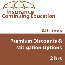 2 Hr Premium Discounts & Mitigation Options (CE) INSCE011FL2