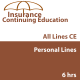6 hr CE Property and Casualty - Personal Lines