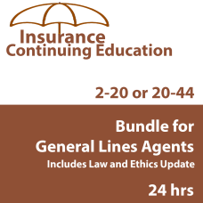 24 hr CE - 2-20 or 20-44 Property and Casualty Bundle 