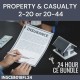 24 hr CE - 2-20 or 20-44 Property and Casualty  CE Bundle