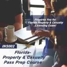 Insurance, Florida, Exam Prep, Property & Casualty,  Property & Casualty, Insurance, Property & Casualty Insurance Licensing Cram Course Pass Prep Course (INS002FL) 